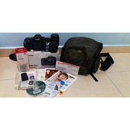 CANON EOS 60D DSLR CAMERA （second hand）WITH EF-S 18-55MM+ LENS EF 50mm