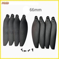 PINGD Folding Propeller Blades, Universal Plastic Remote Control Drone Parts, Black 58mm/66mm Quadco