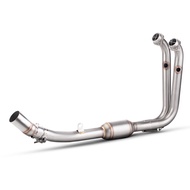 For CFmoto 450sr 450 SR Motorcycle Exhaust Pipe Modified Front Middle Link Pipe Connect 51mm Exhaust