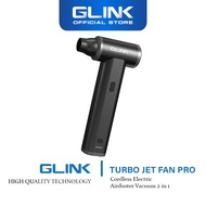 Glink Turbo Jet Fan Pro / Mini Handheld Cordless Electric Air Duster Vacuum 2 in 1 with Strong Wind 