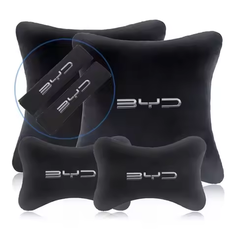 Soft Neck Pillow Car Headrest For BYD F3 E6 M6 G3 G5 T3 13 F0 S6 S7 E5 E6 L3 Atto 3 Yuan Plus Song M