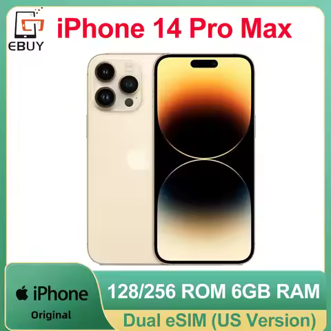 Original Apple iPhone 14 Pro Max 6.7" Smartphone 128/256GB ROM 6GB RAM Genuine Retina OLED Face ID N