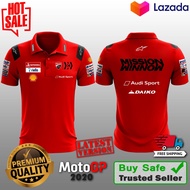 [New Arrival][MotoGP2020] T-Shirt Collar Crew Team Ducati MotoGPRED Size XS-3XL