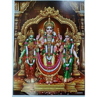 Murugan Valli Thevanai Photo A4 Frame with Glass