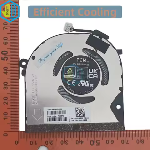 New Laptop CPU GPU Cooling Fan For HP Envy X360 15-FH 15Z-FH 15-FH0077NG N47948-001 N49282-001 Noteb