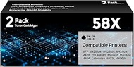 58X CF258X Toner Cartridge (2X 10,000 Pages) Compatible with HP 58X 58A CF258X Toner Cartridge Black