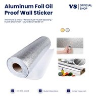Waterproof Oil-Resistant Aluminum Foil Wallpaper Sticker 100x60cm - YK-292