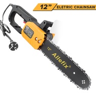 Gergaji Listrik Chainsaw Kayu 12 Inch 220V Lengkap Adaptor 1600W Portable Chain Saw - D2-1600W