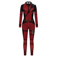 NEW [Youre My Secret]Superhero Men Movie Deadpool Wolverine Cosplay Costumes Hallloween Jumpsuit Per