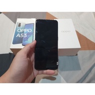 OPPO A53 RAM 4/128GB EX RESMI OPPO SECOND BEKAS DUAL SIM FULLSET