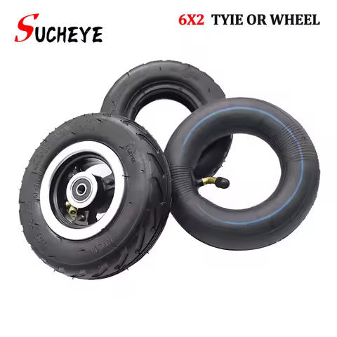 6 inch 6X2 Wheels set or Tire or Inner Tube Electric Scooter Wheel Chair Truck Use 6" Tire Tyre F0 P