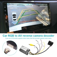 12V Reversing Camera Adapter RGB To AV Rearview Camera Adapter Reverse Camera Interface for Volkswag