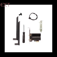 【hzhaiyaa2.sg】1Set 5G/6Ghz WiFi Adapter Bluetooth 5.2 PCI Express 802.11AX AX210 WiFi Card PCIE Wire