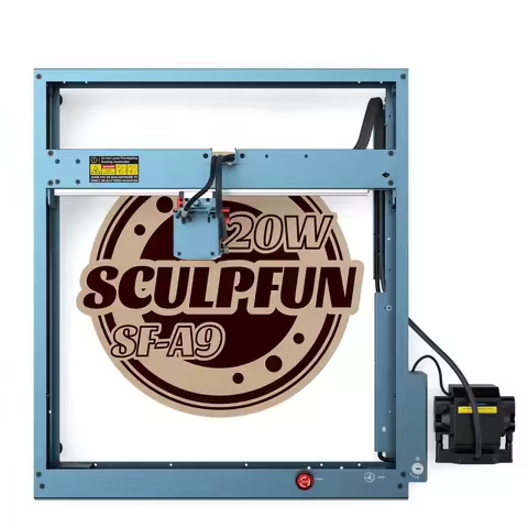 SF-A9 20W Laser Engraving Machine 400*400mm Working Area With Precise Positioning Multiple Connectio