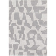 [特價]比利時灰白塊拼地毯 160x230cm