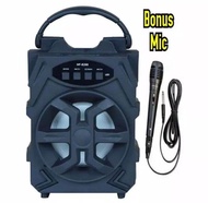 PALING MURAH-MURAH✓✓✓✓✓ Speaker Bluetooth Kimiso 3381 Gratis Mic karaoke player 3382 Free Mic karaok