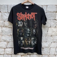 เตรียมจัดส่ง เสื้อวง Slipknot ลายหน้า หลัง ลิขสิทธิ์แท้ นำเข้าจาก USAเสื้อยืด Yuedpao