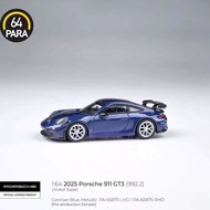 PARA 1/64 25 Porsche 911 GT3 992.2 Alloy Car Model