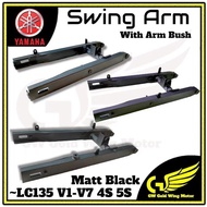 SDC YAMAHA LC135 V1 V2 V3 V4 - V7 SWING ARM WITH ARM BUSH 55C 55D 4S 5S LC4S LC5S 5YP 1S8 BLACK