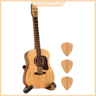Wooden Guitar Pick Box Guitar Pick Holder with Stand & Picks Guitar Pick Storage Box Guitar Pick Rac