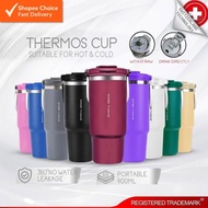 Swiss Thomas Premium 316 Stainless Steel Thermos Bottle with Handle & Straw 900ml