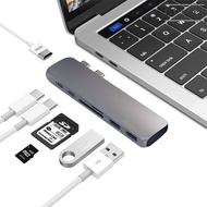C CPMAX Macbook TypeC 7-In-1 Adapter USB Dual Type-C To HDMI Apple Mac Tv Projection H96
