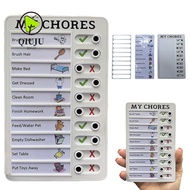 QIUJUU Home Note Board Portable RV CHECKLISR Adjustable MY CHORES Reminding Time