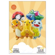 Birthday Party Decoration Pikachu Charizard Aluminum Foil Balloon Package Pokemon Themed Decorative