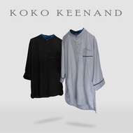 Wahana Jaket- Koko Baju Muslim Pria Keenand Kurta Lengan 3/4 Trendy Terlaris Original Premium
