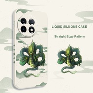 Creative Emerald Dragon Phone Case For OnePlus 13R 13 12R 12 11R 11 10 10T 10R 5G Comfortable Feel C