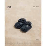 Baby Shoes Baby Shoes Baby Knitted Shoes Newborn Baby Shoes (Navy)