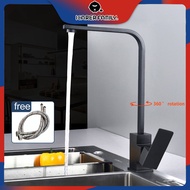 304 Stainless Kitchen Faucets for Sink gripo sa lababo Bathroom Basin Faucet Square Steerable Faucet