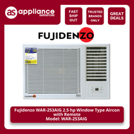 Fujidenzo WAR-253AIG 2.5 hp Window Type Aircon with Remote