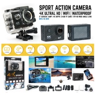 4K 2 INCH SCREEN SPORTS ULTRA HD DVR WIFI WATERPROOF