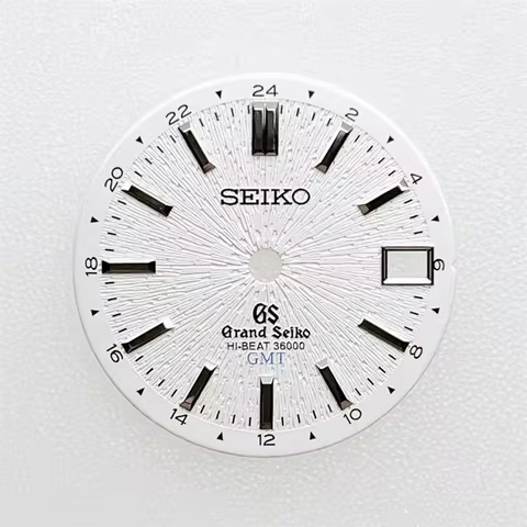 28.5mm NH34 dial/NH35 GMT mechanical watch accessories GS logo S logo radial pattern dial for Seiko 