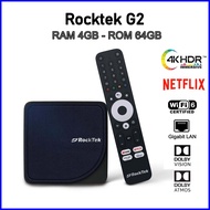 Pemain Media Rocktek G2 Dolby Atmos Dolby Vision RAM 4GB ROM 64GB Wifi6 Gigabit LAN USB 3.0