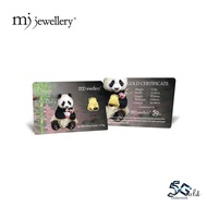 MJ Jewellery 5G Gold Collection 999.9/24K Panda Series Gold Bar F36 (0.1g / 0.2g)