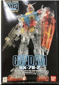 BANDAI GUNDAM SPECIAL LIMITED CRYSTAL EDITION GUNDAM RX-78-2 MASTER GRADE 1/100 罕有水晶透明限定特別版 MG 1/100