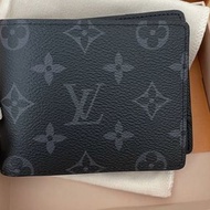 100% new LV Wallet Men Multiple 男款 銀包 卡包 黑花