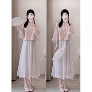 High-End Skirt Chinese Style 2026 Chinese Style Tang Suit Improved Pink New Skirt