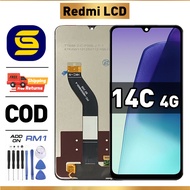 LCD REDMI 14C 4G Compatible For Glass Original Touch Screen Digitizer