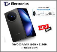** PRE ORDER ** VIVO X Fold5 16GB+16GB Extended RAM + 512GB | eSim | 6000 mAh Battery | Origin Workb