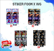 Skin Garskin Stiker FOOM x WG – Bisa Custom & COD