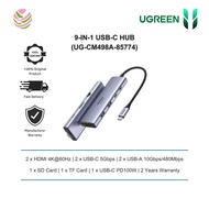 UGREEN 9-IN-1 USB-C HUB 2yrs Warranty - UG-CM498A-85774