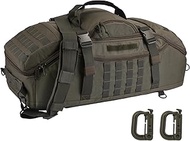 Travel Gym Duffle Bag Tactical, Gear Backpack for Men Women, Large Duffle Hand Bag for Travel, 3 in 