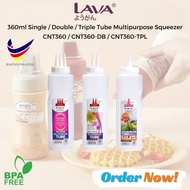 CNT360 / CNT360-DB / CNT360-TPL 360ml Single / Double / Triple Tube Multipurpose Squeezer - Lava