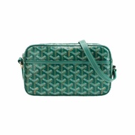 Goyard Cap Vert Pm 帆布拉鍊斜背相機包(綠)