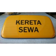 Premium Quality Taxi Roof Top Signage for Kereta Sewa Mini Cap/ Jambul Lampu Bumbung Teksi KERETA SEWA / TAXI CAP