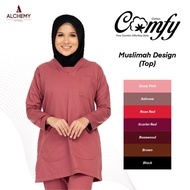 (SHIRT ONLY) Muslimah Scrub Suit COMFY COTTON - ALCHEMY APPAREL