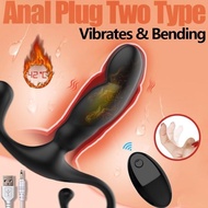 Terlaris....!!!! Anal Plug Getar Bending Remote Control Alat Bantu Pijat Usb Charge - Getar Bending 